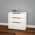 thumbnail image 4 of Nexera Arobas 3-Drawer Filing Cabinet, White, 4 of 5