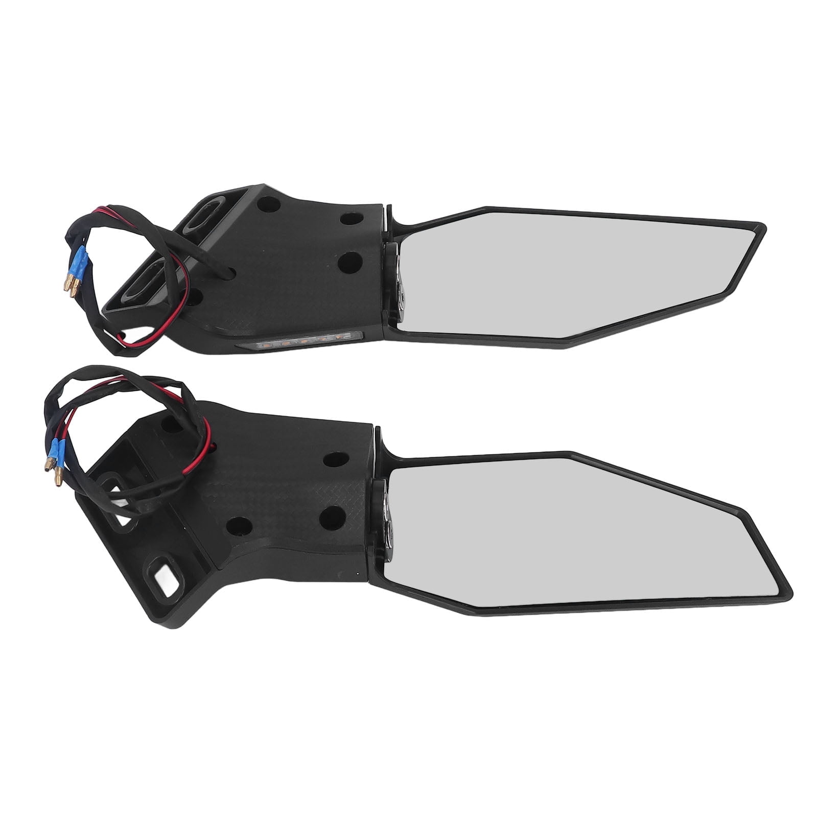 Motorcycle Side Mirrors, Aerodynamic Multipurpose Rotatable Swivel