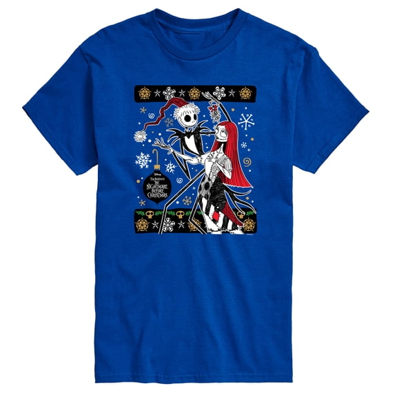 Disney - Jack And Sally Ornaments - Men's Short Sleeve Graphic T-Shirt