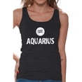 thumbnail image 1 of Aquarius Tank Top Women - Zodiac Sign Astrology Birthday Gifts, 1 of 4