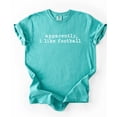 thumbnail image 3 of Apparently, I Like Football Shirt for Women Football Tailgating Graphic Tee for Adults Seafoam Shirt Adult Small, 3 of 4