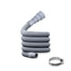 thumbnail image 1 of Extensión de manguera de desagüe para lavadora Accesorios de fontanería flexibles y duraderos para lavadoras y secadoras Conector de repuesto Ajuste universal, 1 of 4