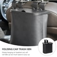 thumbnail image 3 of unbranded 1Jgo Cubo De Basura Negro Para Auto Con Plegable Y Superficie Y Resistente, 3 of 7