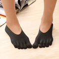 thumbnail image 4 of Under $10 Sock Slippers Black Arrival Five Toe Sock Slippers Invisibility for Solid Color Socks, 4 of 7