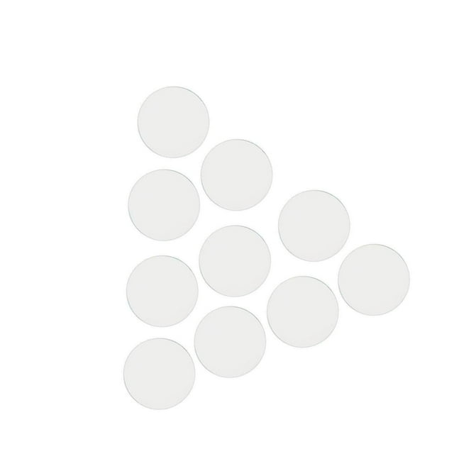 10pcs 1mm Thick Clear Flat Mineral Glass Watch Replace Watch Glass Mirror Part Watchmaker 33