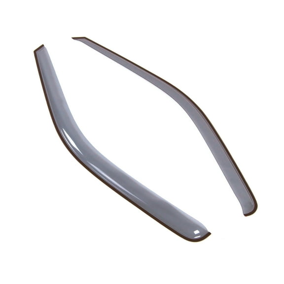 Tuningpros LGWV2-479 Window Visor Light Tinted 2 Pcs Set For 1999-2016 Ford F-250 Regular Cab