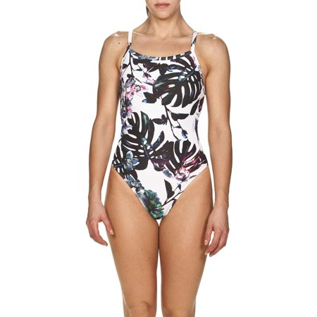 ARENA Women's Crazy Diamonds One Piece Swimsuit - MaxLife Fabric, Challenge Back For Training