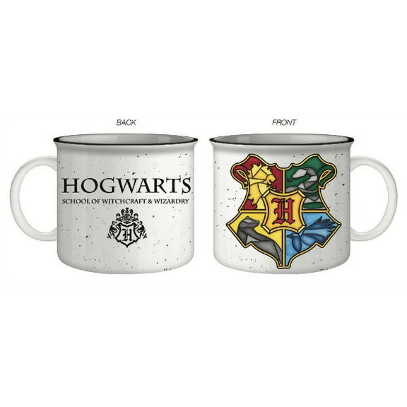 Harry Potter Stainless Glass Crest 20oz Ceramic Camper Mug
