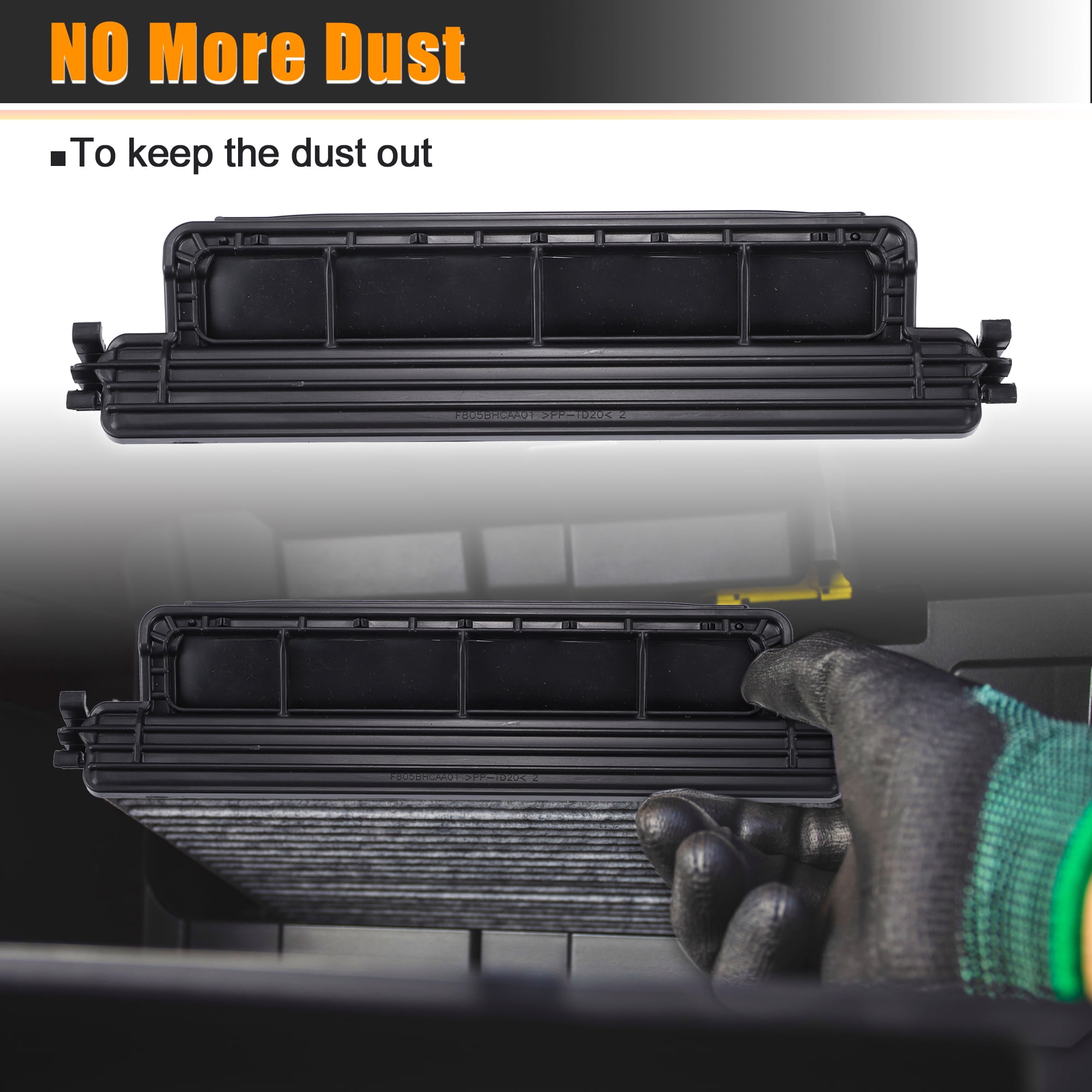 Unique Bargains Cabin Air Filter Access Door Cover for Hyundai Elantra for Kia Forte