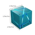 thumbnail image 3 of Meitianfacai Bluetooth Speakers with Colorful LED Light, Mini Portable Wireless Cube Stereo Speaker Magic Music Player Hand Free Outdoor for Tablet Laptop Computer, 3 of 8