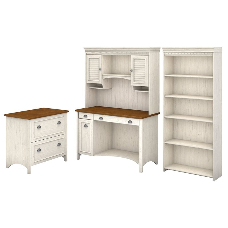 Bush Stanford Computer Desk Office Suite In White