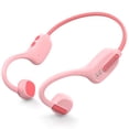 thumbnail image 1 of Auriculares abiertos iFECCO para niños y niñas con Bluetooth 5.3, color rosa, 1 of 7
