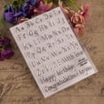 thumbnail image 3 of Ouginx Clear Stamps, 26 Alphabets Rubber Stamp for Scrapbooking and Card Making Supplies, 3 of 5