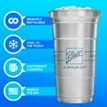 thumbnail image 2 of Ball Aluminum Cup, Disposable Recyclable Cold-Drink Cups, 12 oz. Cups, 18 Count, 2 of 6