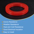 thumbnail image 4 of Unique Bargains Rondelle Plate en Silicone 1-1/2 Pieds DN40 Connecteur Rapide Rouge, 4 of 5