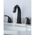 thumbnail image 3 of WOWOW 8 in. Widespread Double Handle Bathroom Faucet for 4-Holes with Pop-up Drain Assembly and Supply Lines in Oil Rubbed Bronze, 3 of 6