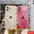 thumbnail image 2 of COVET Carcasas Mármol acuarela teléfono caso Funda Case Carcasa Para IPhone 11 12 13 Pro Max X Xs Max Xr 7 8 Plus SE 2020 Ultra-delgado suave TPU goma Gel caso cubierta, 2 of 4