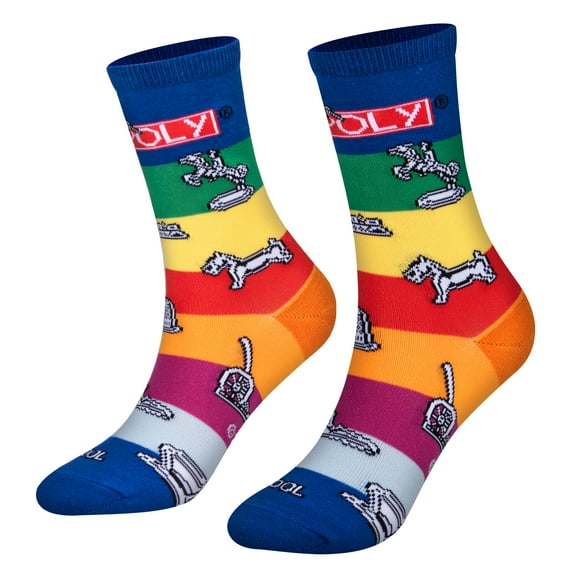 Cool Socks for Kids, Monopoly Pieces Board Game, Crazy, Soft, Funny, 7-10 Years