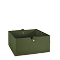 thumbnail image 3 of RiverRidge Kids 2pc 5" Collapsible Cube Fabric Storage Bins for Playroom - Olive, 3 of 10