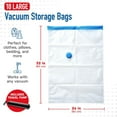 thumbnail image 2 of JARENGO Cleaner Vacuum Storage Bag, PA, 10 Count, 2 Pack, 2 of 8