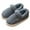 Blue, variant on Daznico Unisex Winter Slippers - Plush Closed-Back House Shoes with Non- Sole, Warm Indoor Comfort,Color:Blue,Size:10.5