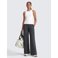 thumbnail image 4 of Pantalones CRZ YOGA Butterlift de pierna ancha, tiro alto, gris, talla S, 4 of 5