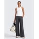 thumbnail image 4 of Pantalones CRZ YOGA Butterlift de pierna ancha, tiro alto, gris, talla S, 4 of 5