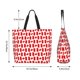 thumbnail image 5 of Balery Canada Bolsa Tote Estilo Estético con Cremalleras, Bolsa de Hombro, Bolsa de Compras Grande y Plegable, 5 of 8