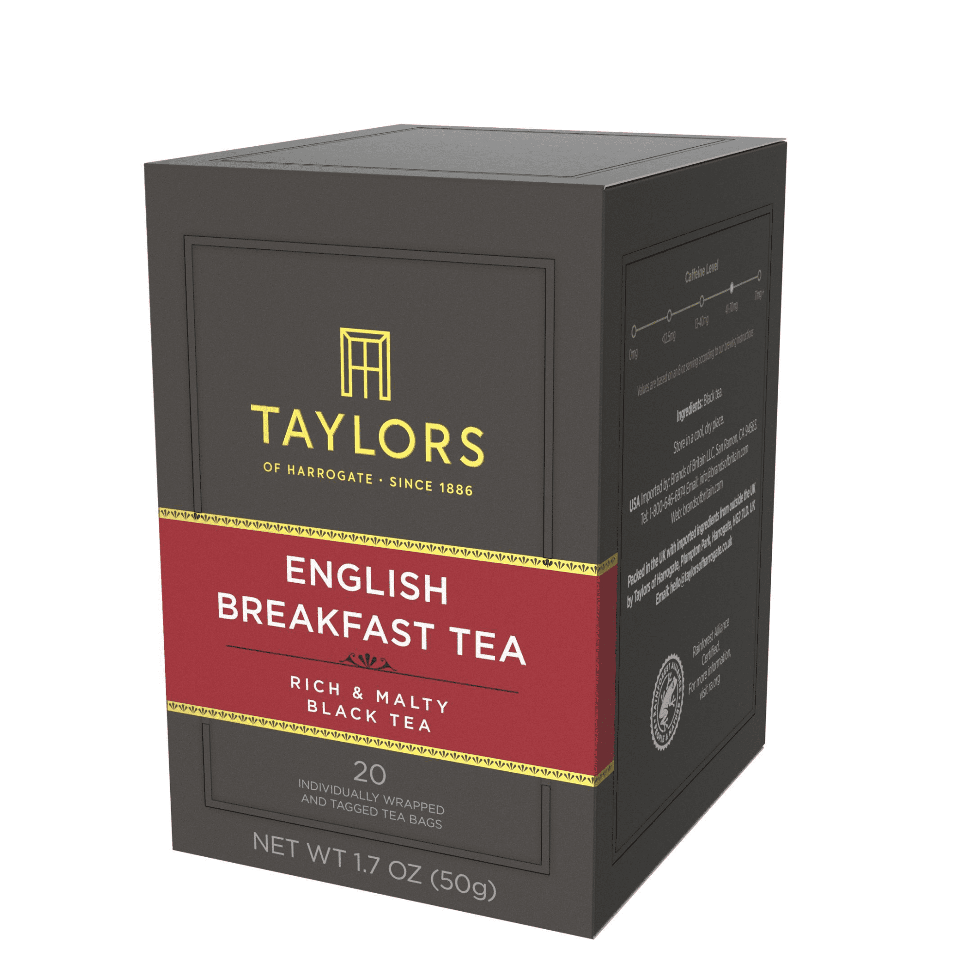 (3 pack) Taylors of Harrogate English Breakfast, 20 Count(Pack of 1)