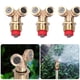 thumbnail image 4 of Boquilla De Pulverización De Jardín, Cabezal De Pulverización De Agua De Diseño De Doble Cabezal Para Invernaderos Para Invernaderos De Flores Para Riego De Jardines LHCER Brass Nozzle, 4 of 8