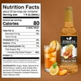 thumbnail image 3 of Syruvia Peach Tea Pure Cane Syrup 25.4 fl Oz With Pump, 3 of 6