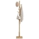 thumbnail image 1 of VASAGLE Perchero de Madera Maciza, Organizador de Ropa de Pie, con 8 Ganchos, para Pasillo, Entrada, Beige Natural MRCR010N01, 1 of 6