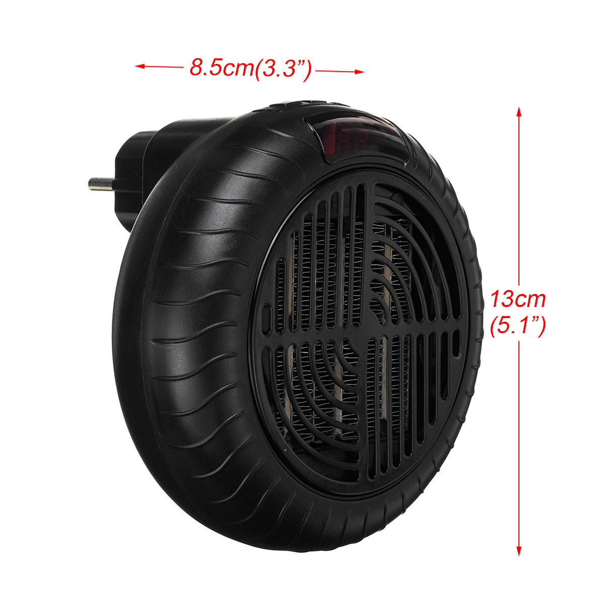 Portable Mini Electric Heater Plugin for Office Home Timer Adjustable