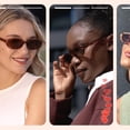 thumbnail image 2 of Gafas de sol miyya Old Money Polarizadas Ovaladas 2025 UV400, 2 of 9