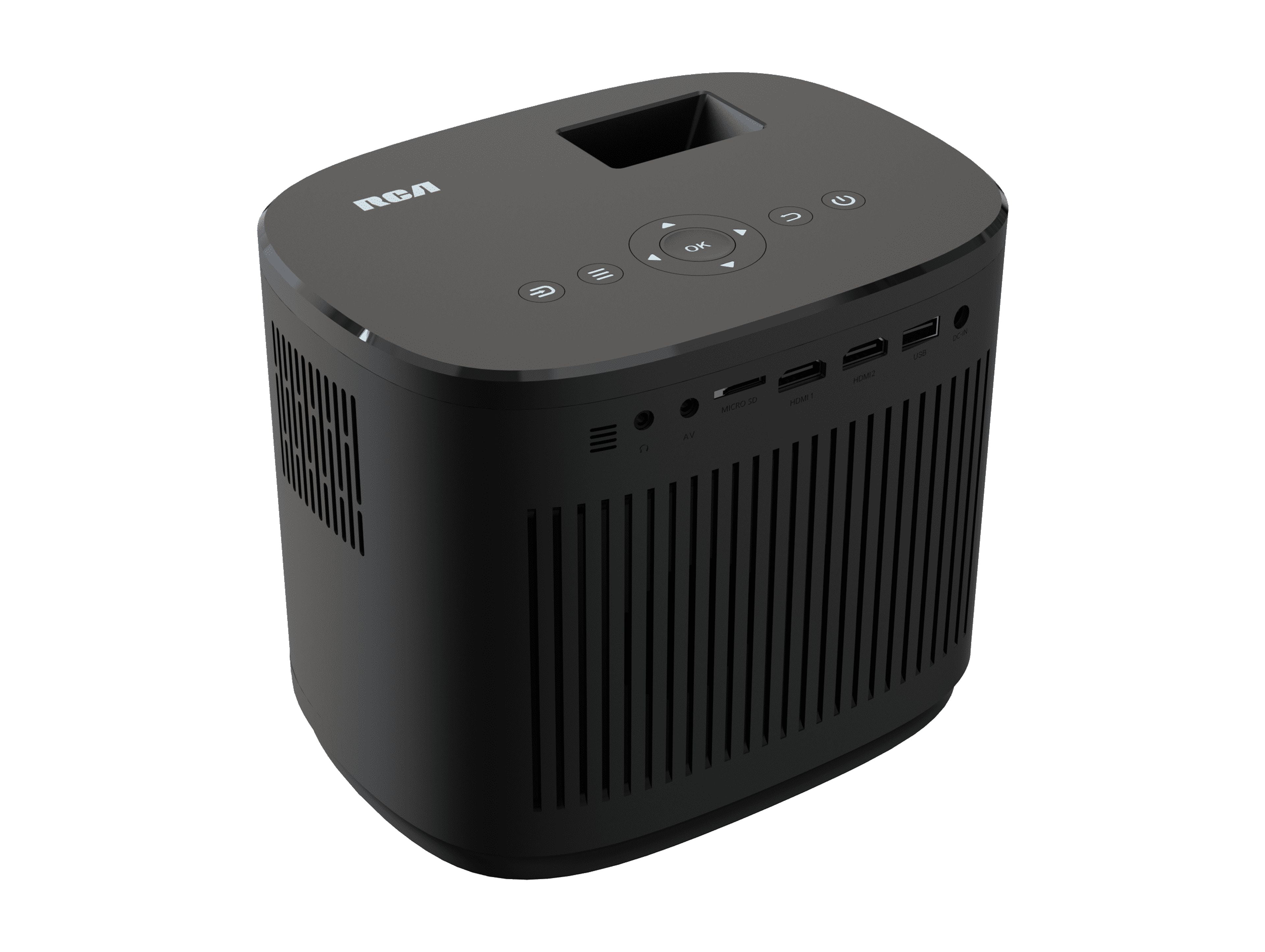 RCA Home Theater Projector RPJ181, 720P, Aspect Ratio 16:9/4:3, 120 ANSI Lumens