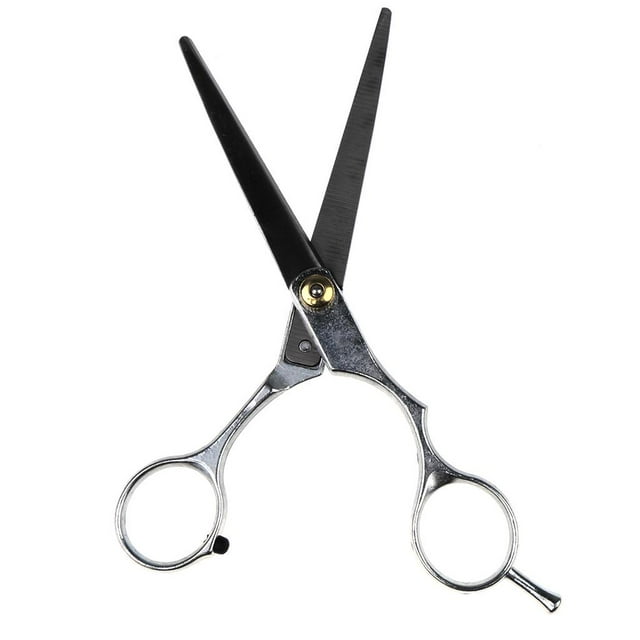 Tijeras de Adelgazamiento para Corte de cabellero de Peluquería de Salón, Tijeras Afiladas Plateadas de 6 Pulgadas