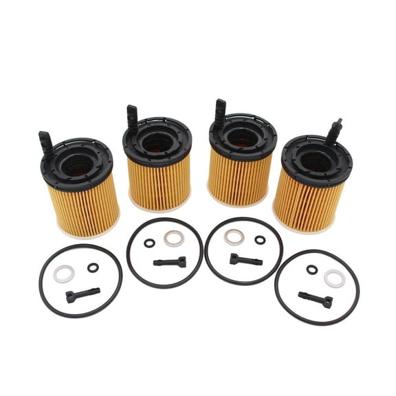 4Pcs Oil Filter Seal Pack for 2020-2022 Hyundai Accent Sonata Venue Kia Rio 1.6L