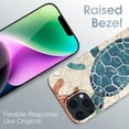 thumbnail image 2 of ONETECH Blingy's for iPhone 14 Case, Fun Turtle Pattern Cool Ocean Fish Beach Design Transparent Soft  Protective Clear Case Compatible for iPhone 14 6.1 inch (Green Turtles), 2 of 5