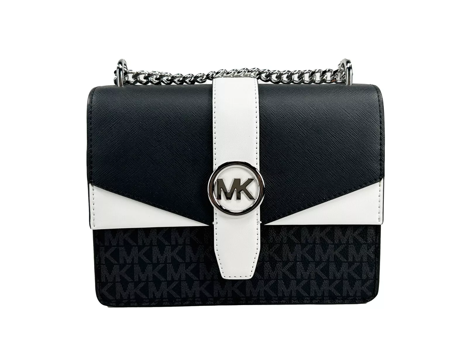 Michael Kors Womens Carmen Medium Crocodile Embossed Convertible