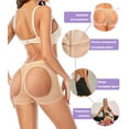 thumbnail image 3 of Women Butt Lifter Panties Booty Lift Seamless Shapewear Tummy Control Body Shaper Enhancer Underwear, 3 of 7