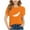 #0038-Orange, variant on Favoffer Summer Kids Orange Graphic Print Crewneck Short-Sleeve Tee - Play,Outdoor,Travel,Casual 3-15Y