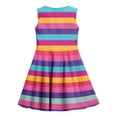 thumbnail image 5 of Cethrio Summer Dresses for Girls 2025, Dancewear A-Line Party Sleeveless Casual Dresses Hot Pink Size 4-5 T, 5 of 5