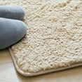 thumbnail image 4 of AURORA TRADE Bathroom Rugs Oval Bath Mat for Bathroom Non Slip Soft Absorbant Bath Mats Microfiber Fluffy Oval Bathroom Rug Machine Washable, 4 of 5