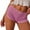 Light pink, variant on Women's Split Side Hot Shorts Solid Color, Sexy High Cut Denim Shorts, Stretchy Booty Shorts, Fashion Summer Hot Pants with Thigh Slit ,Blue S