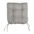 thumbnail image 2 of Sorra Home  Tufted Chair Cushion Round U-Shaped Back 16 x 16 x 3" 19 in x 19 in x 3 in - Atlantis, 2 of 5