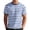 Blue, variant on Yifymode Men's Horizontal Stripe Crew Neck Short Sleeve T-Shirt, Classic Fit Soft Fabric Casual Top Black L