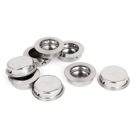8pcs Stainless Steel Drawer Door Knob Concealed Mounting
