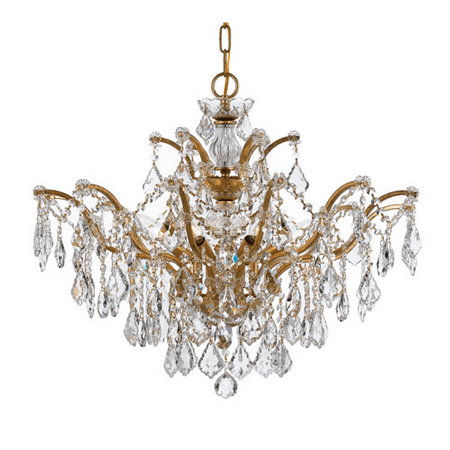 World Of Lighting WL98637 Chandeliers Antique Gold Wrought Iron World of Lighting WL98637 Chandeliers Antique Gold Wrought Iron Bellevue - World Of Lighting WL98637 Chandeliers Antique Gold Wrought Iron