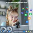 thumbnail image 2 of EMEET C950 Webcam 4K pour PC - 8 Mégapixels 4K UHD, PDAF Autofocus, Micro à Réduction de Bruit, 70 Pieds', 1080P60FPS, Couverture de Confidentialité, USB 2.0 Plug&Play, Ide, 2 of 9
