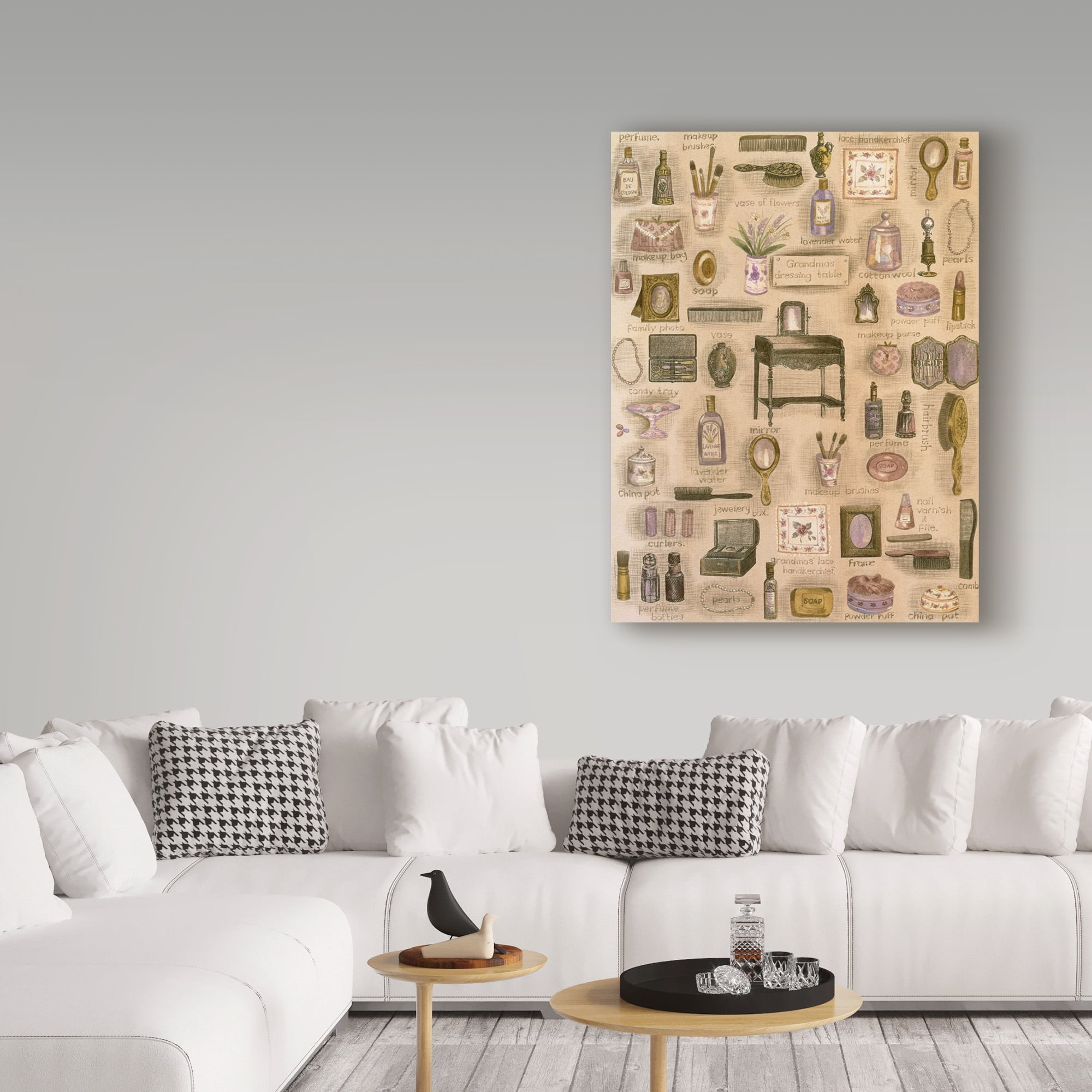 Trademark Fine Art 'Makeup Scrap' Canvas Art by Hope Street Designs